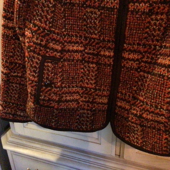 TALBOTS/TWEED ZIP UP JACKET - Picture 3 of 7